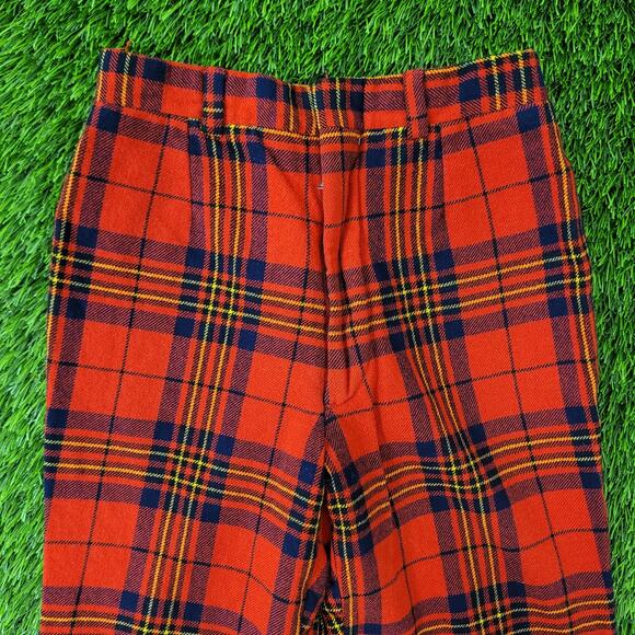 Vintage Brooks-Brothers Pants Women 00/0 24x27 Buffalo-Plaid - Picture 6 of 16